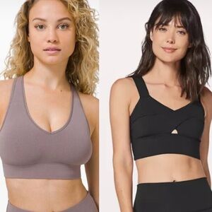 Lululemon Reveal Bra Digital Rain *Light Support plus Wild Twist Bra